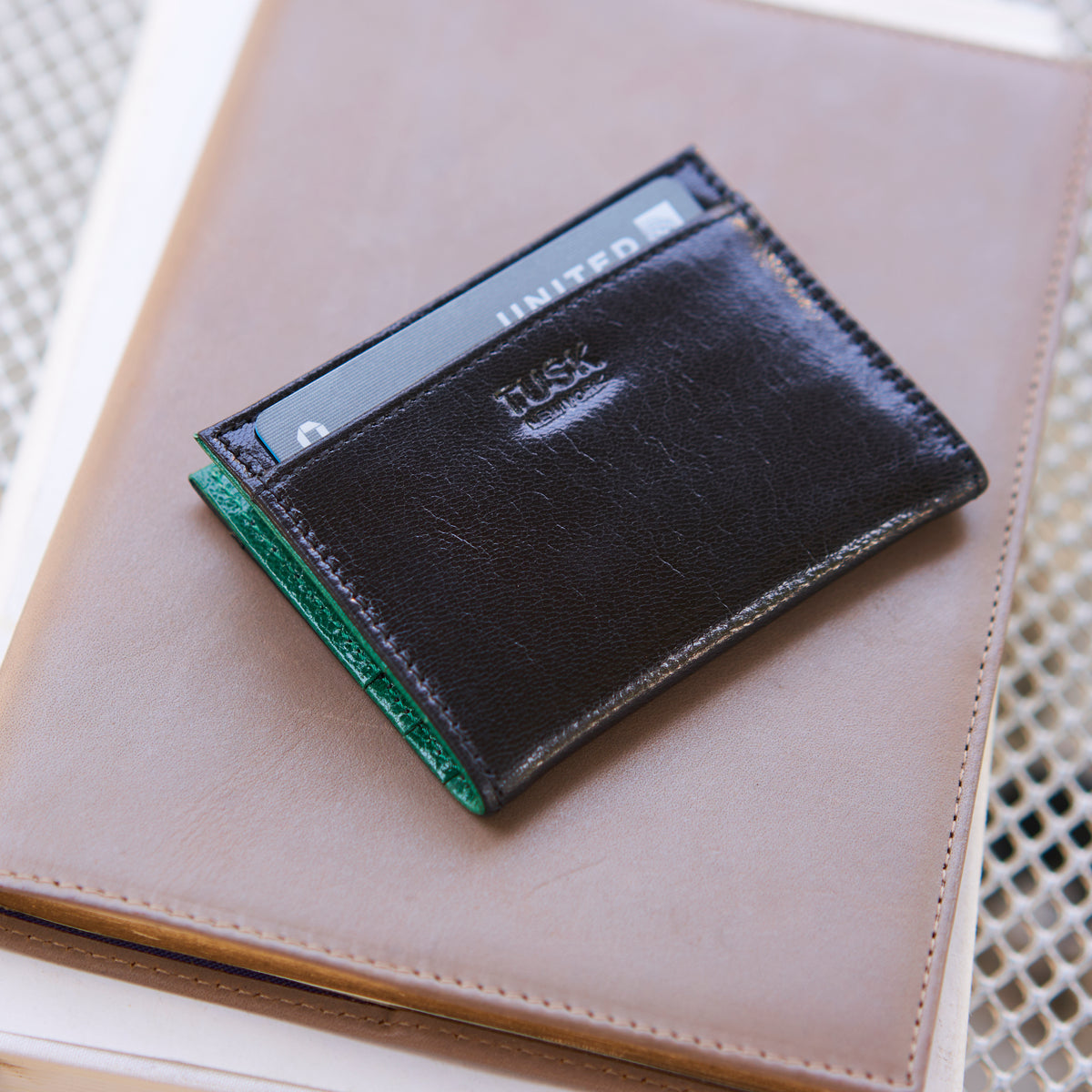 Leonardo | Folded Credit Card Case-Tusk