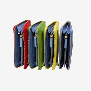 7 of 10: SUGAR SINGLE ZIP WALLET-Tusk - FRENCH BLUE, MINT, LEMON, RED