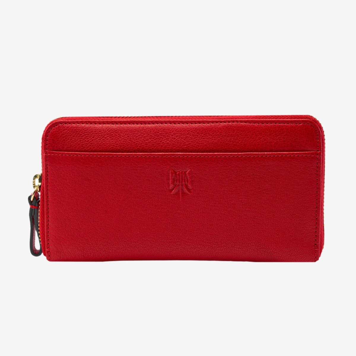 SUGAR SINGLE ZIP WALLET-Tusk - RED