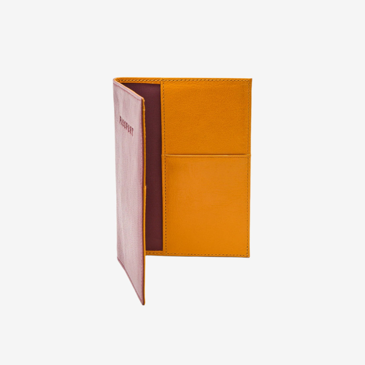 Siam | Passport Cover -TuskEGGPLANT/ORANGE