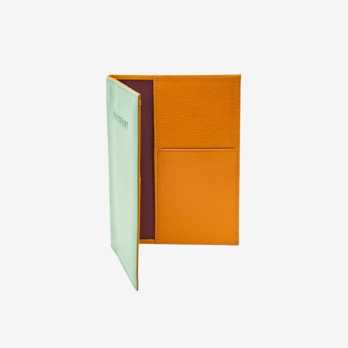 Siam | Passport Cover-Tusk - MINT/ORANGE