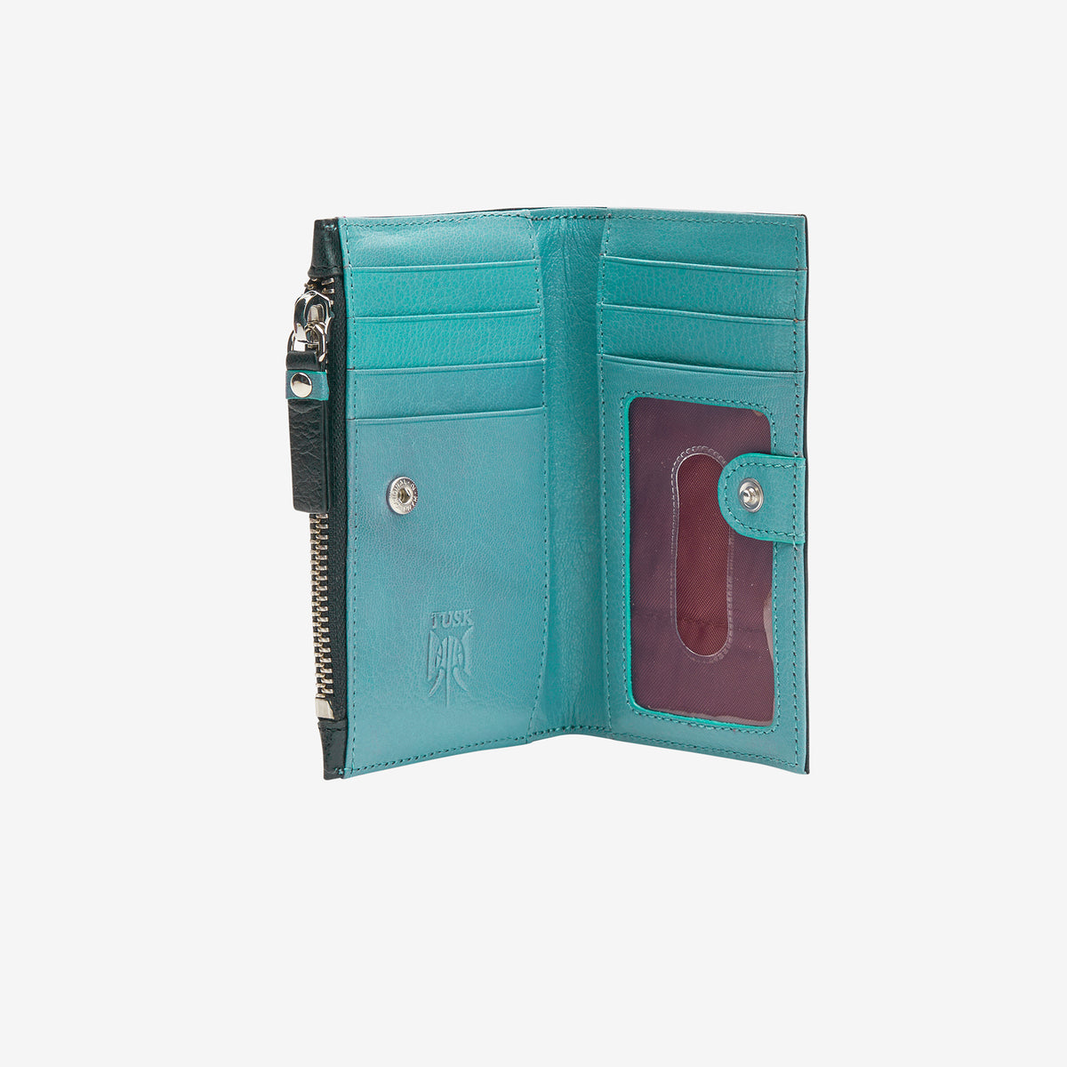 Siam | Slim Card Case w/Zip Coin Pocket-Tusk