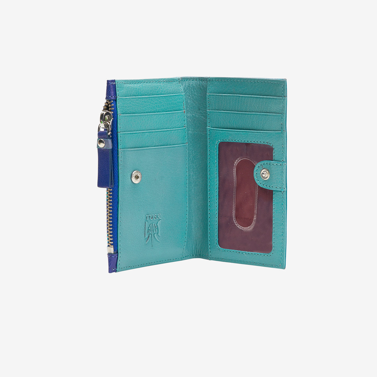 Siam | Slim Card Case w/Zip Coin Pocket-Tusk