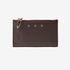 6 of 7: Ascot | Slim Card Case w/Zip Coin Pocket-Tusk