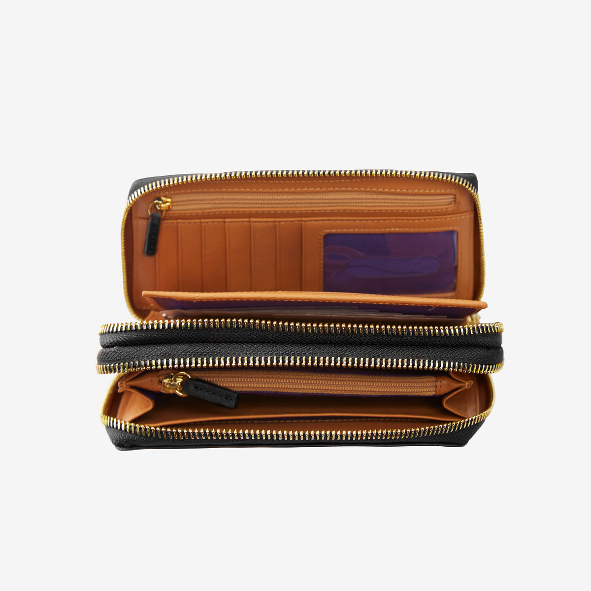 Madison | Double Zip Wallet-Tusk