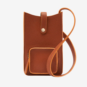 1 of 2: Radha Cellphone Cross Body Bag-Tusk